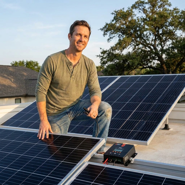 Solar Power Kit Designed for Off-Grid Energy, 1200W Output, MPPT Controller, RV Compatible
