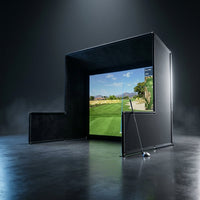 Simbox Golf Simulator Enclosure - 7 Sizes Available — Studio Shot