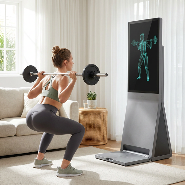 Smart Home Gym Built to Transform Your Workouts, AI Form Correction, 43-Inch 4K Screen, 320+ Movements