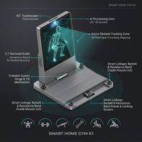Smart Home Gym Built to Transform Your Workouts, AI Form Correction, 43-Inch 4K Screen, 320+ Movements — How It Works