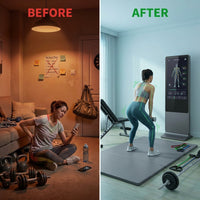 Smart Home Gym K1 — Before & After